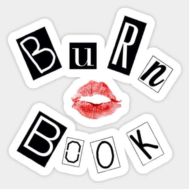 Burn Book Sticker by BurritoKitty